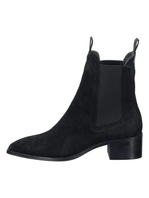 GANT Footwear Skórzane sztyblety "St Broomly" w kolorze czarnym rozmiar: 40