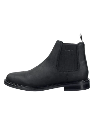 GANT Footwear Skórzane sztyblety "St Fairkon" w kolorze czarnym rozmiar: 43