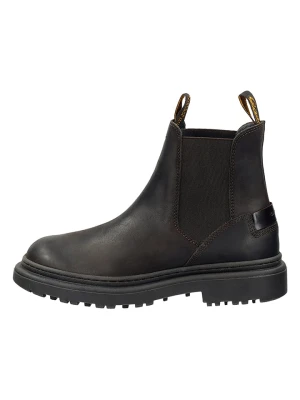 GANT Footwear Skórzane sztyblety "Timbly" w kolorze brązowym rozmiar: 39