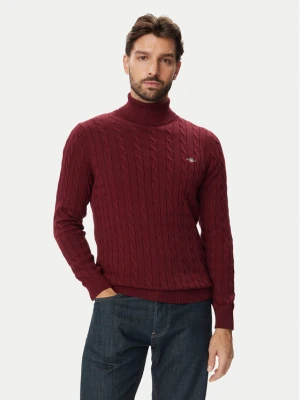 Gant Golf 8050607 Bordowy Regular Fit