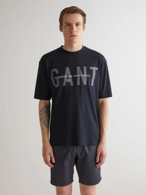 GANT graficzna koszulka z dekoltem C
