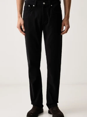 Gant jeansy regular męskie czarny