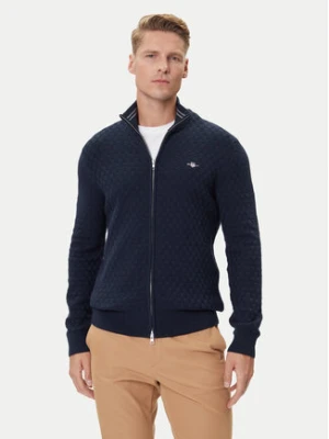 Gant Kardigan 8030263 Granatowy Regular Fit