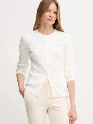 Gant kardigan damski kolor beżowy lekki 4800103