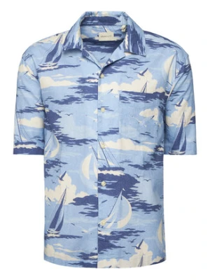Gant Koszula 3250048 Niebieski Relaxed Fit