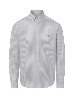 Gant koszula casual Mężczyźni Regular Fit Bawełna biały | szary