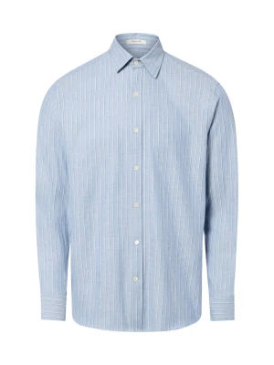 Gant koszula flanelowa Mężczyźni Regular Fit Bawełna niebieski