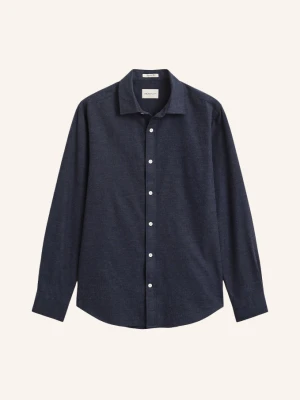 Gant Koszula Flanelowa O Kroju Regular Fit blau GRANATOWY