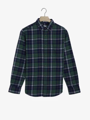 GANT Koszula flanelowa w kratkę Regular Fit