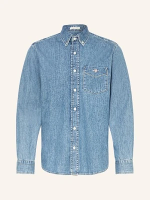 Gant Koszula Jeansowa Regular Fit blau