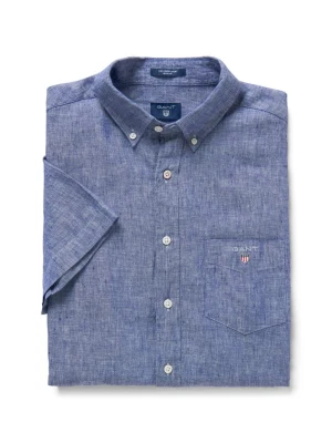 GANT Koszula Męska Lniana Regular Fit