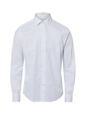 Gant Koszula męska Mężczyźni Regular Fit Bawełna biały|wielokolorowy wzorzysty,