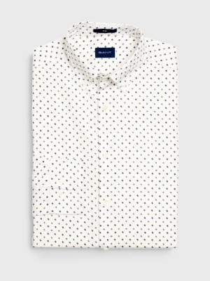 GANT koszula męska Slim Fit z drobnym nadrukiem