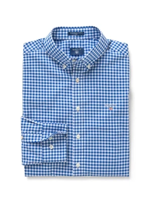 GANT Koszula Męska Z Popeliny Slim Fit Gingham