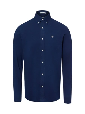Gant Koszula Mężczyźni Regular Fit Bawełna (100%) niebieski