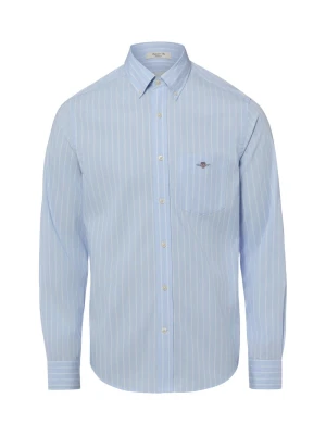 Gant Koszula Mężczyźni Regular Fit Bawełna (100%) niebieski | biały