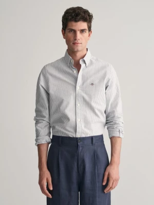 Gant Koszula Oxford Slim Fit w Paski Bankiera