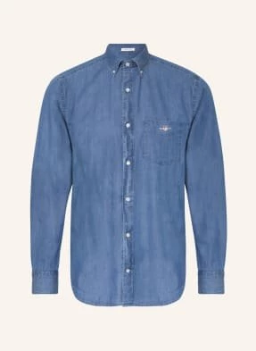 Gant Koszula Regular Fit W Stylu Jeansowym blau