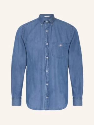 Gant Koszula Regular Fit W Stylu Jeansowym blau