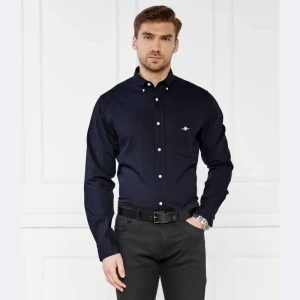 Gant Koszula | Regular Fit | z dodatkiem lnu