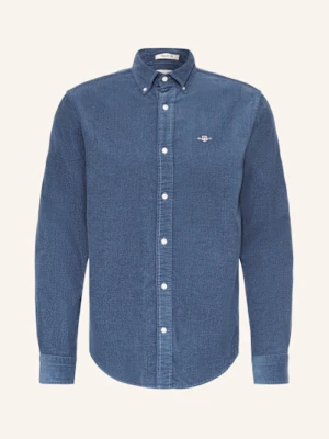 Gant Koszula Sztruksowa Regular Fit blau
