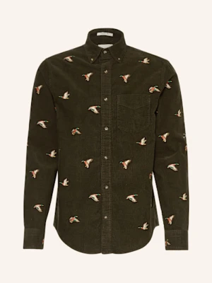 Gant Koszula Sztruksowa Regular Fit gruen