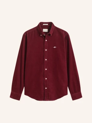 Gant Koszula Sztruksowa Regular Fit rot CIEMNOCZERWONY