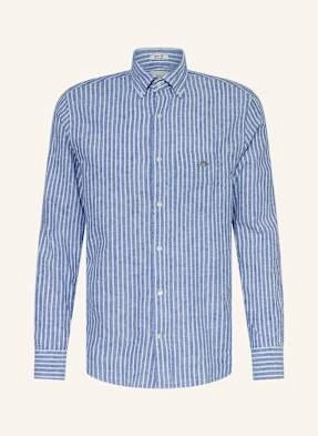 Gant Koszula Z Dodatkiem Lnu Regular Fit blau