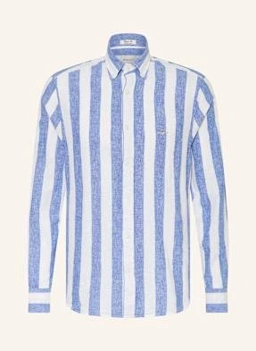 Gant Koszula Z Dodatkiem Lnu Regular Fit blau