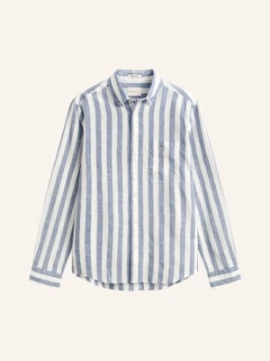 Gant Koszula Regular Fit Z Lnu blau
