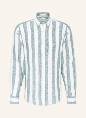 Gant Koszula Z Dodatkiem Lnu Regular Fit gruen