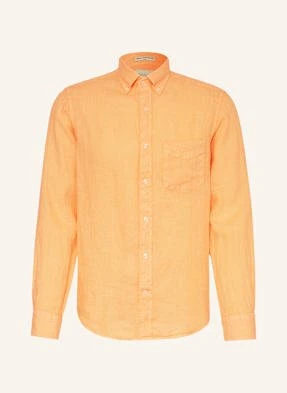 Gant Koszula Z Lnu Regular Fit orange