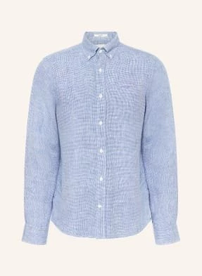 Gant Koszula Z Lnu Slim Fit blau