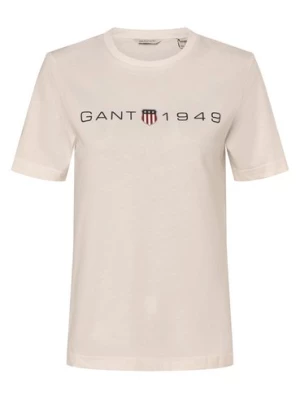 Gant Koszulka damska Kobiety Bawełna biały jednolity,