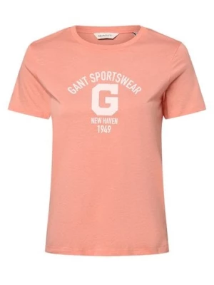 Gant Koszulka damska Kobiety Bawełna pomarańczowy nadruk,