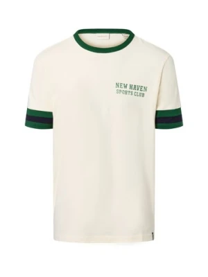 Gant Koszulka męska Mężczyźni Bawełna biały jednolity,