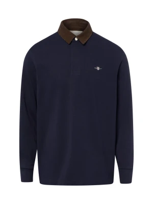 Gant koszulka polo Mężczyźni Bawełna (100%) niebieski