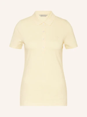 Gant Koszulka Polo Z Piki gelb
