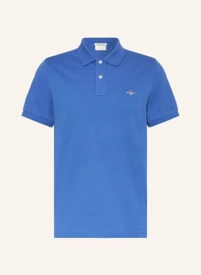 Gant Koszulka Polo Z Piki Regular Fit blau