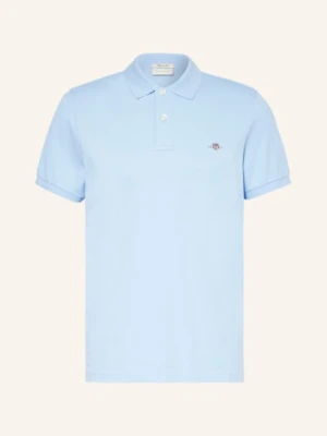 Gant Koszulka Polo Z Piki Regular Fit blau