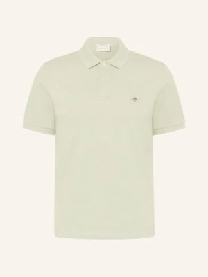 Gant Koszulka Polo Z Piki Regular Fit gruen JASNOZIELONY