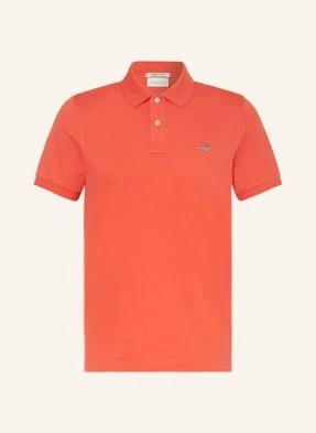 Gant Koszulka Polo Z Piki Regular Fit orange