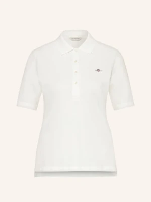 Gant Koszulka Polo Z Piki weiss