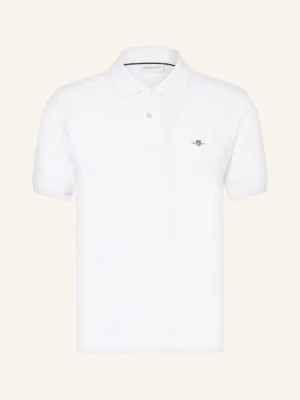 Gant Koszulka Polo Z Piki weiss