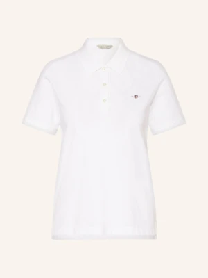 Gant Koszulka Polo Z Piki weiss