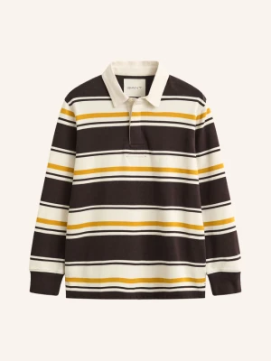 Gant Koszulka W Stylu Rugby braun brązowy