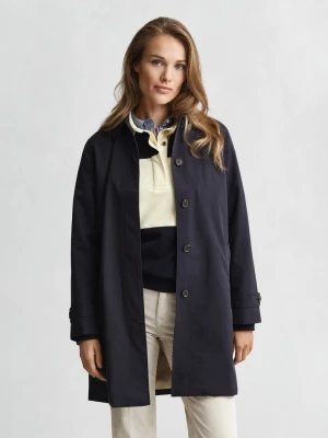 Gant Krótki płaszcz damski Kobiety Bawełna beżowy jednolity,