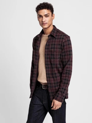 GANT Kurtka Koszulowa Męska Jersey W Kratę