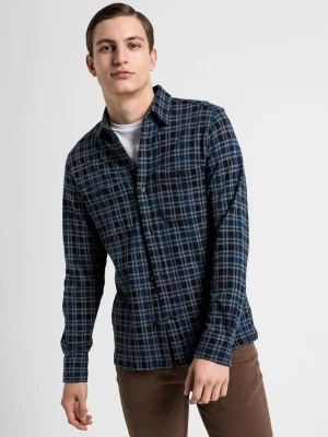 GANT Kurtka Koszulowa Męska Jersey W Kratę