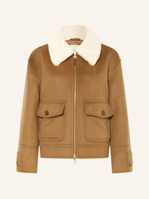 Gant Kurtka Ze Sztucznym Futrem braun